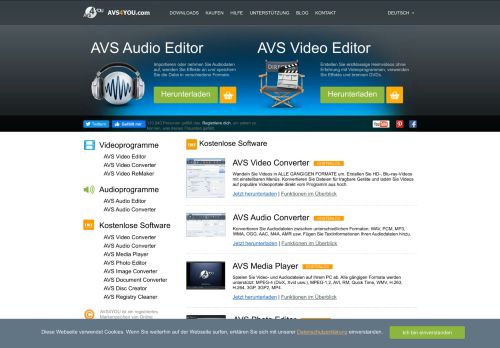 
                            7. AVS4YOU: Die beste kostenlose Software. - AVS4You.com