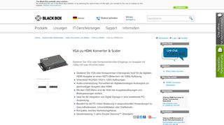 
                            11. AVSC-VGA-HDMI-R2, VGA-zu-HDMI Konverter & Scaler - Black Box