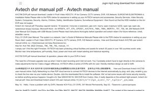 
                            11. Avtech dvr manual pdf