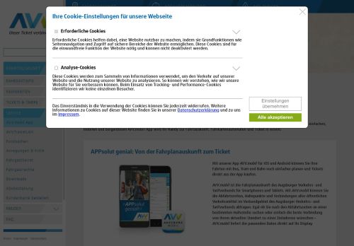 
                            5. AVV.mobil App - AVV | Augsburger Verkehrs- & Tarifverbund