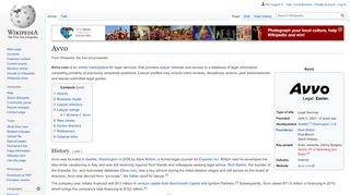 
                            4. Avvo - Wikipedia