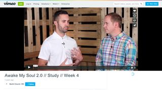 
                            7. Awake My Soul 2.0 // Study // Week 4 on Vimeo