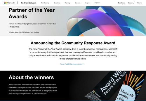 
                            3. Awards - Microsoft Partner Network