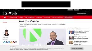 
                            13. Awards: Oanda - FX Week