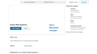 
                            6. Awaro Web Systems | LinkedIn