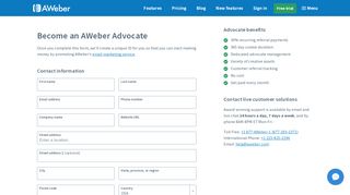 
                            12. AWeber Affiliate Signup | AWeber Email Marketing