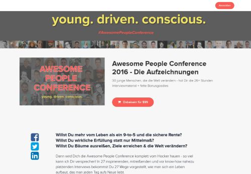 
                            7. Awesome People Conference 2016 - Die Aufzeichnungen | Awesome ...