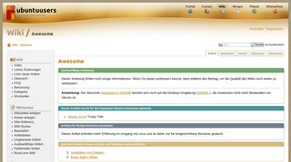 
                            10. Awesome › Wiki › ubuntuusers.de