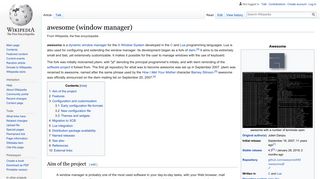 
                            12. awesome (window manager) - Wikipedia