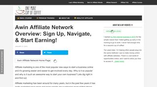 
                            9. Awin Affiliate Network Overview: Sign Up, Navigate, & Start Earning!