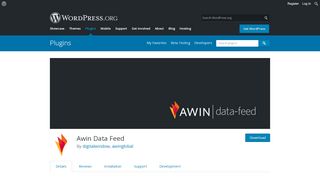 
                            11. Awin Data Feed | WordPress.org