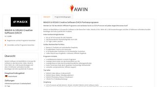 
                            5. Awin | MAGIX & VEGAS Creative Software DACH Partnerprogramm