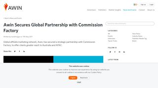 
                            6. Awin Secures Global Partnership with Commission Factory