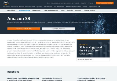 
                            1. AWS | Almacenamiento de datos seguro en la nube (S3)