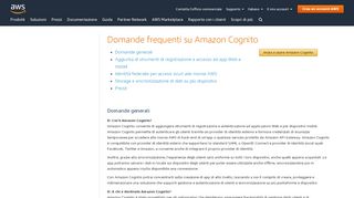 
                            11. AWS | Amazon Cognito | Domande frequenti
