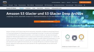 
                            1. AWS | Amazon Glacier – Online Backup Server in der Cloud