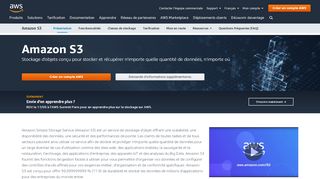 
                            1. AWS | Amazon S3 – Stockage de données en ligne dans le cloud