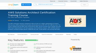 
                            8. AWS Certification | AWS Training Online for AWS Solutions Architects