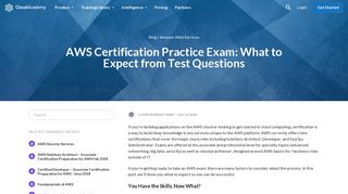 
                            11. AWS Certification Practice Exam: What to Expect - Cloud Academy