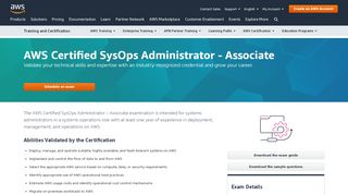 
                            6. AWS Certified SysOps Administrator - Associate