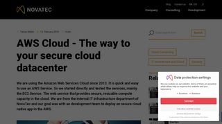 
                            10. AWS Cloud - The way to your secure cloud datacenter | Novatec