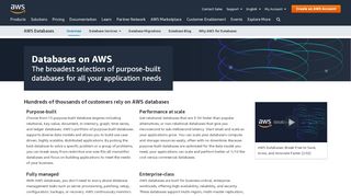 
                            10. AWS Databases