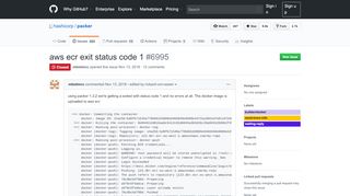 
                            3. aws ecr exit status code 1 · Issue #6995 · hashicorp/packer · GitHub