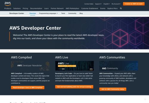 
                            9. AWS for Developers | Programming Languages, Tools, Community ...