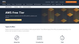 
                            5. AWS Free Tier - AWS - Amazon.com