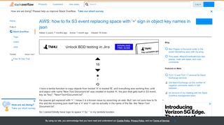 
                            12. AWS: how to fix S3 event replacing space with '+' sign in object ...