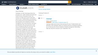 
                            12. AWS Marketplace: Clearlogin