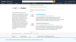 
                            4. AWS Marketplace: CloudEndure