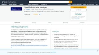 
                            9. AWS Marketplace: Cloudify Enterprise Manager