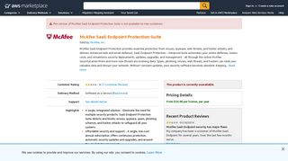 
                            7. AWS Marketplace: McAfee SaaS Endpoint Protection Suite