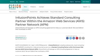 
                            13. (AWS) Partner Network (APN) - PR Newswire