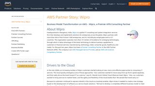 
                            12. AWS Partner Story: Wipro