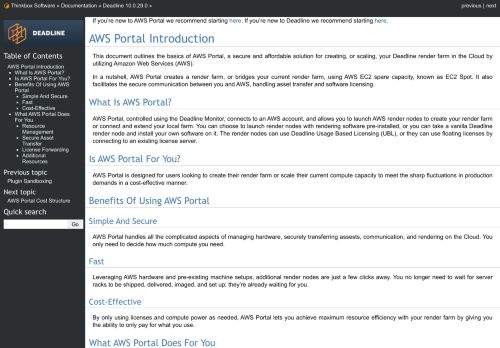 
                            13. AWS Portal Introduction — Deadline 10.0.23.4 documentation