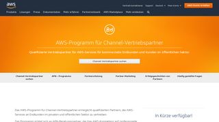 
                            3. AWS-Programm für Channel-Vertriebspartner - Amazon.com