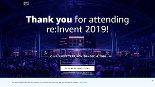 
                            3. AWS re:Invent 2018 | Amazon Web Services