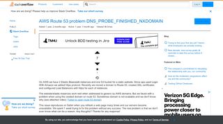 
                            6. AWS Route 53 problem DNS_PROBE_FINISHED_NXDOMAIN - Stack Overflow