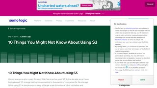 
                            6. AWS S3: 10 Secrets to Optimized Performance - Sumo Logic