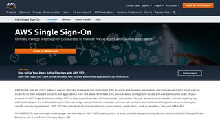 
                            9. AWS Single Sign-On | Cloud SSO Service | AWS - Amazon.com