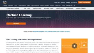 
                            7. AWS Training and Certification - Machine Learning