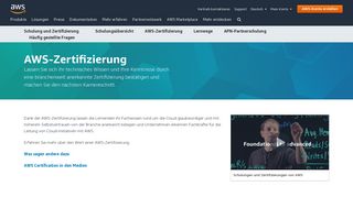 
                            3. AWS-Zertifizierung - Amazon.com