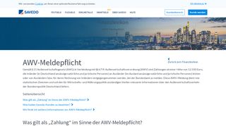 
                            10. AWV Meldepflicht erklärt | Finanzlexikon Savedo.de