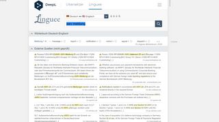 
                            13. awv Meldung - Englisch-Übersetzung – Linguee Wörterbuch