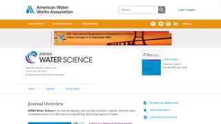 
                            11. AWWA Water Science - Wiley Online Library