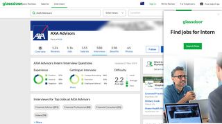 
                            11. AXA Advisors Intern Interview Questions | Glassdoor.co.nz