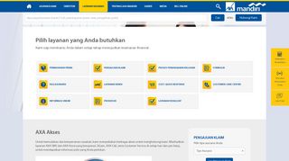 
                            3. AXA Akses - AXA Mandiri