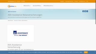 
                            7. AXA Assistance Reiseversicherungen - ReisePolice.com